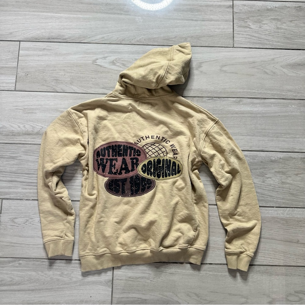 Vintage Destroyed Sweatshirt with Embroidered Design